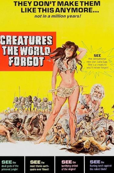 電影【洪荒搏鬥/Creatures the World Forgot】1971年